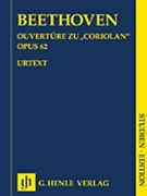 Coriolan Overture Op. 62 by Beethoven Ludwig van for Study Score