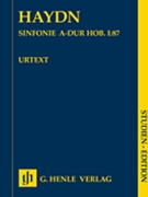 Symphonie a Major Hob. I:87 by Haydn Joseph for Study Score