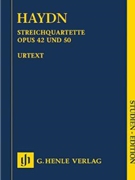 String Quartet Opus 42 & 50 by Haydn for Mini Score