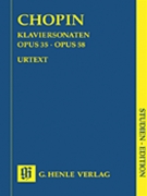 Piano Sonata B Flat minor Op. 35 & Op. 58 by Chopin Frederic for Study Score