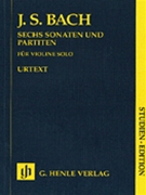 Sonatas and Partitas BWV 1001-1006 by Bach Johann Sebastian for Study Score