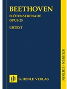 Serenade for Flute Violin and Viola in D Major Op. 25 by Beethoven Ludwig van for Study Score