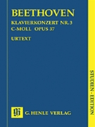 Concerto for Piano and Orchestra C minor Op. 37 No. 3 by Beethoven Ludwig van for Study Score