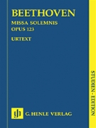 Missa Solemnis D Major Opus 123 by Beethoven Ludwig van for Mini Score
