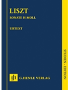 Piano Sonata in B minor by Liszt Franz for Study Score