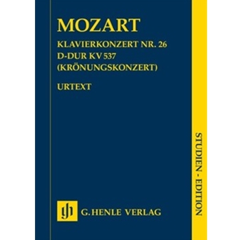 Piano Concerto No. 26 D Major K. 537 (Coronation Concerto) - Study Score