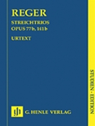String Trios Opus 77b 141b by Reger Max - Kube Michael - for Mini Score