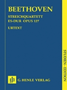 String Quartet Opus 127 In E-flat by Beethoven Ludwig van for Mini Score