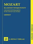 Clarinet Quintet In A Major K581 & Fragment KAHN.91 (516C) by Mozart Wolfgang Amadeus - Wiese - for Mini Score