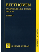 Symphony D Major Op. 36 No. 2 by Beethoven Ludwig van for Study Score
