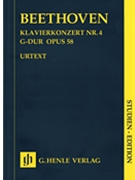 Piano Concerto G Major Op. 58 No. 4 by Beethoven Ludwig van for Study Score