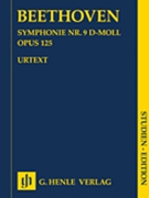 Symphony No. 9 D Minor Op. 125 by Beethoven Ludwig van for Study Score