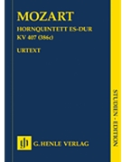 Horn Quintet In E-Flat Major K407(386c) by Mozart Wolfgang Amadeus - Wiese and Mullemann - for Mini Score