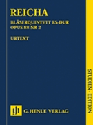 Quintet In E-flat Major Opus 88 #2 by Reicha Anton - Wiese and Mullemann - for Full Score