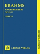 Violin Concerto Opus 77 by Brahms Johannes for Mini Score