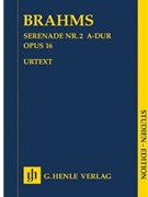 Serenade #2 In A Major Op. 16 by Brahms Johannes for Mini Score