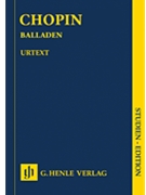 Ballades by Chopin Frederic for Study Score