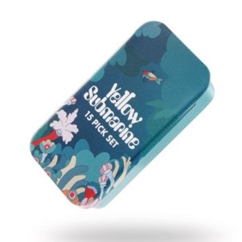 D'Addario Beatles Yellow Submarine 55th Anniversary Guitar Picks, Under the Sea, Medium Gauge (.70mm