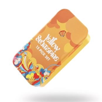 D'Addario Beatles Yellow Submarine 55th Anniversary Guitar Picks, Primrose Prairie, Medium Gauge (.7