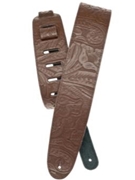 Planet Waves Embossed Leather Guitar Strap Brown by for