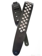Planet Waves Metal Collection Leather Guitar Strap Diamond Stud by for