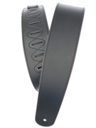 Planet Waves Soft Garment Leather Guitar Strap Black by for