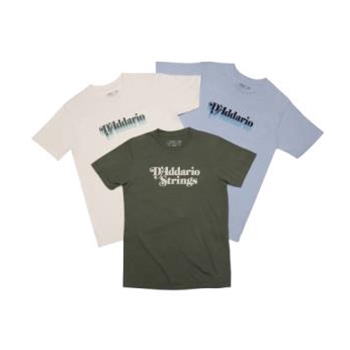 D'Addario Heritage T-Shirt, Cool Grey, 2XL