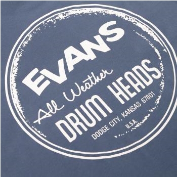 Evans Heritage Pocket T-Shirt, Petrol Blue, M
