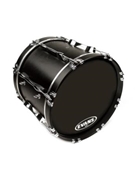 Evans MX1 Black Marching Bass Drum Head 18 Inch by for