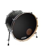 Evans EQ3 Resonant Black Bass Drum Head 18 Inch by for