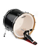 Evans EQ4 Frosted Bass Drum Head 20 Inch by for