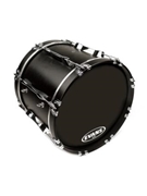 Evans MX2 Black Marching Bass Drum Head 26 Inch by for