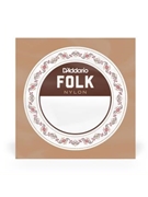 D'Addario BEC040 Folk Nylon Guitar Single String Clear Nylon Ball End .040 by for