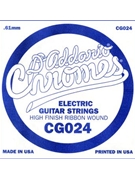 D'Addario CG024 Flat Wound Electric Guitar Single String .024 by for
