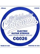 D'Addario CG026 Flat Wound Electric Guitar Single String .026 by for