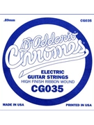 D'Addario CG035 Flat Wound Electric Guitar Single String .035 by for