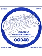 D'Addario CG040 Flat Wound Electric Guitar Single String .040 by for