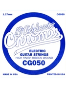 D'Addario CG050 Flat Wound Electric Guitar Single String .050 by for
