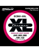 D'Addario ECB81-5SL 5-String Bass Guitar Strings Light 45-132 Super Long Scale by for