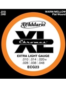 String--guitar D'addario Chromes - X-light - Nickel/flat for Guitar Str