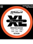 String--guitar D'addario Chromes - Medium - Nickel/flat for Guitar Str