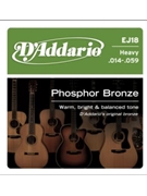 String--guitar D'addario Phosphor Bronz - Heavy - Bronze Wound Acousti for Guitar Str