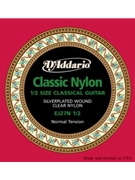 D'Addario EJ27N 1/2 Student Nylon Fractional Classical Guitar Strings Normal Tension by for