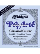 D'Addario EJ44TT ProArte Dynacore Classical Guitar Strings Titanium Trebles Extra-Hard Ten by for