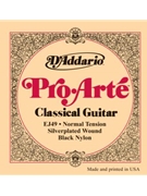 D'Addario EJ49 Pro-Arte Black Nylon Classical Guitar Strings Normal Tension by for