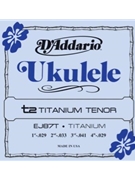 D'Addario EJ87T Titanium Ukulele Strings Tenor for