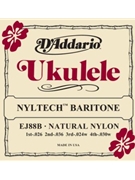 D'Addario EJ88B Nyltech Ukulele Strings Baritone for
