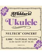 D'Addario EJ88C Nyltech Ukulele Strings Concert for