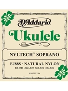 D'Addario EJ88S Nyltech Ukulele Strings Soprano for