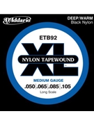 D'Addario ETB92 Tapewound Bass Guitar Strings Medium 50-105 Long Scale by for